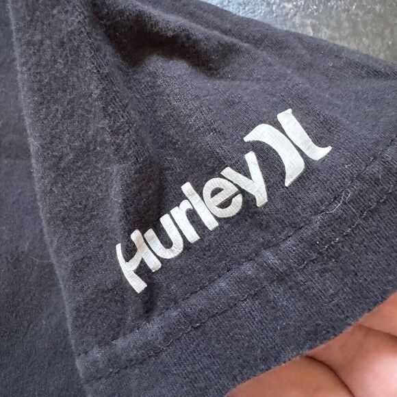 Hurley Short Sleeve T-Shirt Big Graphic Spell-Out Blue Color Kids/Boys Size M - Picture 3 of 8